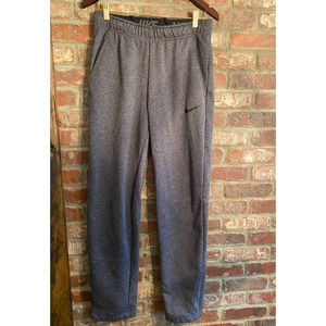 Nike Gray Track Pants Straight Leg Soccer Pants Standard Fit Mens Size Small